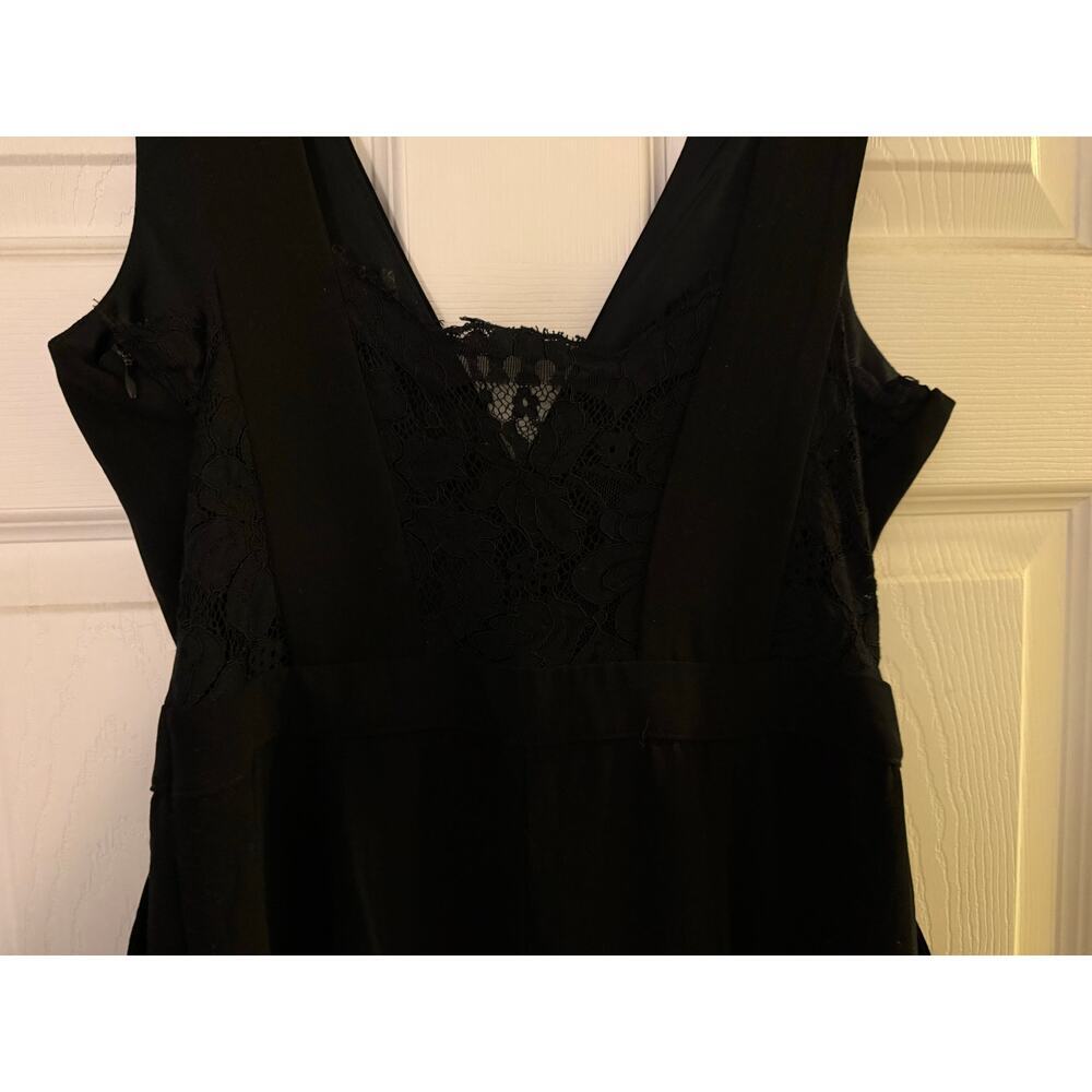 Lulus black jumpsuit with lace size small - Picture 4 of 7